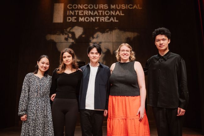 Concours musical international de Montréal: voici les finalistes